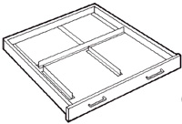 Safco Flat File Drawer Dividers